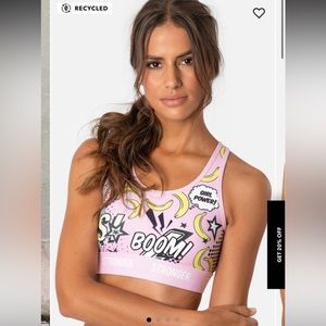 STRONGER bra comic book print